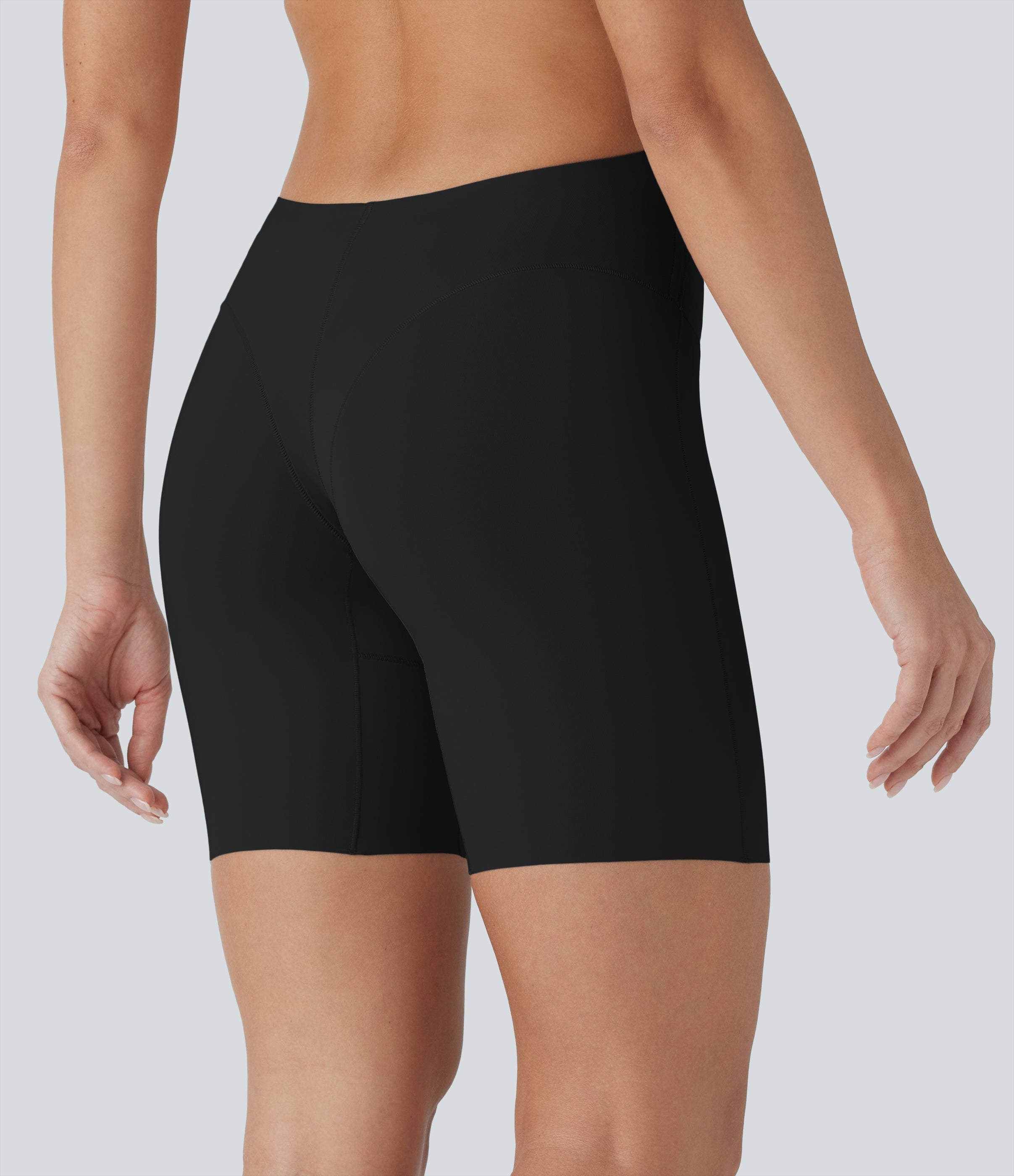High Stretch Tummy Control Low Back Shapewear Lounge Boy Shorts