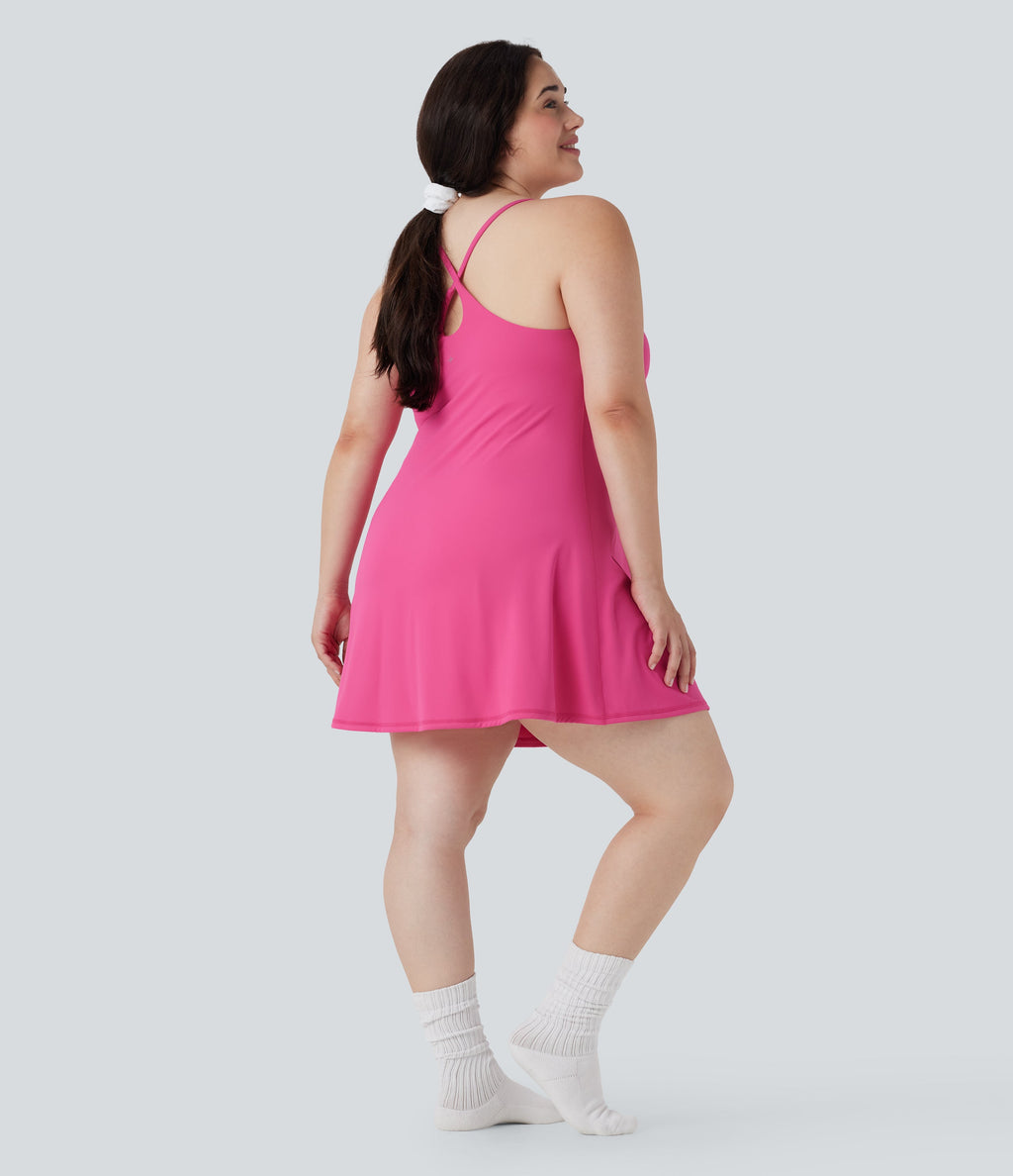 SoftlyZeroTM Plush Active Plus Size Dress-Longer Length-Easy Peezy Edition