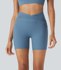 UltraSculptTM High Waisted Yoga Biker Shorts 5'' with Pockets