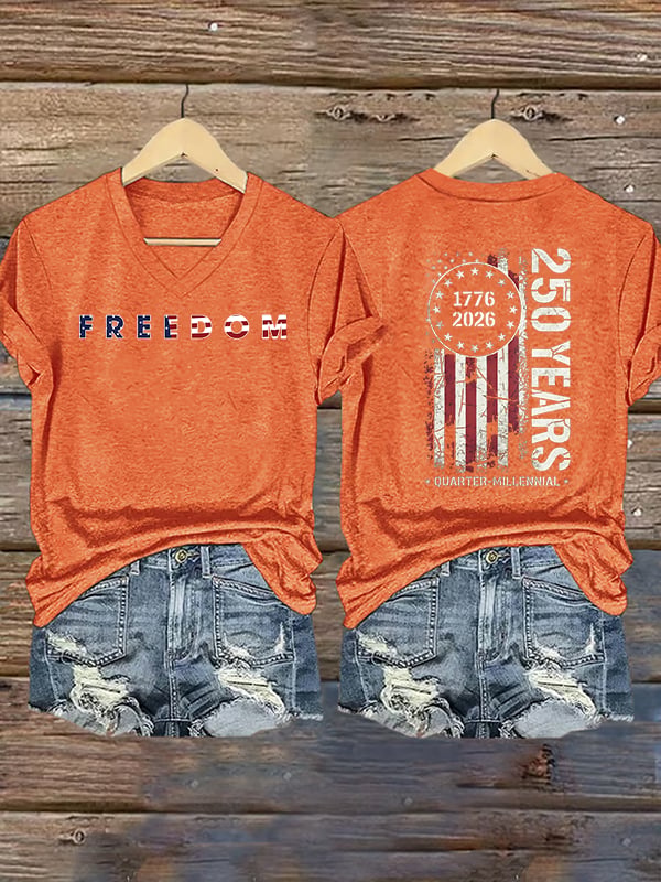 Women's  American 250th Print T-Shirt