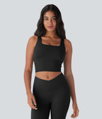 UltraSculptTM Cool Quick Dry Built-in Bra Yoga Tank Top-UPF 50+