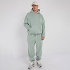 Unisex Mint Minimalist Fleece Hoodie & Jogger Tracksuit