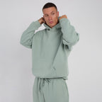 Unisex Mint Minimalist Fleece Hoodie & Jogger Tracksuit