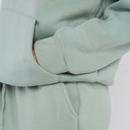 Unisex Mint Minimalist Fleece Hoodie & Jogger Tracksuit