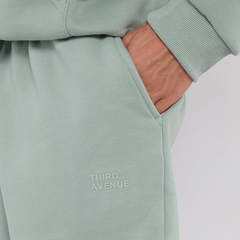 Unisex Mint Minimalist Fleece Hoodie & Jogger Tracksuit