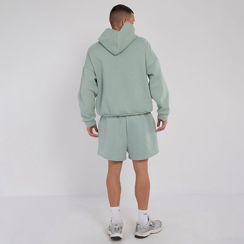Unisex Mint Minimalist Fleece Hoodie & Jogger Tracksuit
