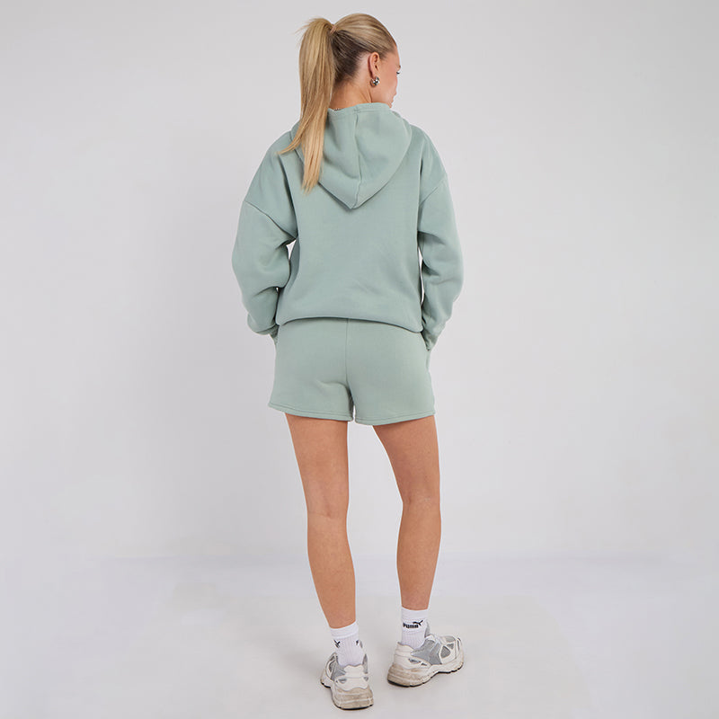 Unisex Mint Minimalist Fleece Hoodie & Jogger Tracksuit