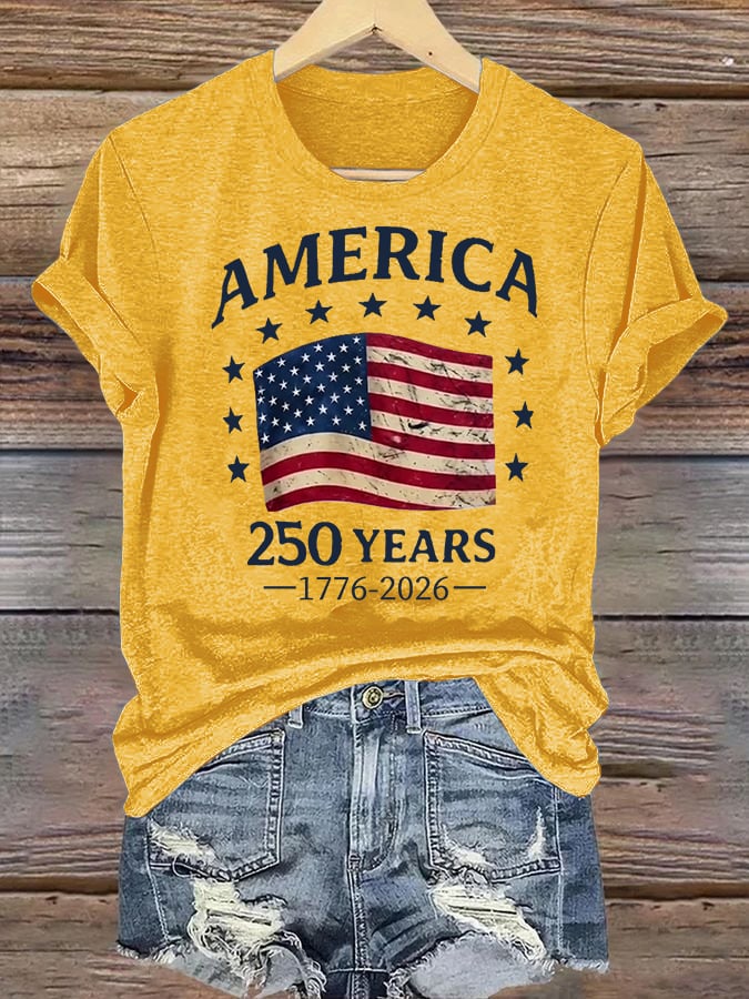 Women's  America 250 Print T-Shirt