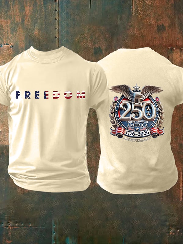 Men's  FREEDOM Print T-Shirt