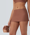 Mid Rise 2-in-1 Bikini Skirt Swimsuit