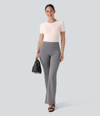 Seamless Flow Smoothing Adjustable Leg Straps Work Bodysuit-Easy Peezy