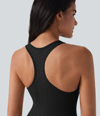 Backelss Racerback Cut Out Yoga Tank Top