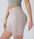 Seamless Flow High Waisted Scrunch Butt Lifting Yoga Biker Shorts 5''