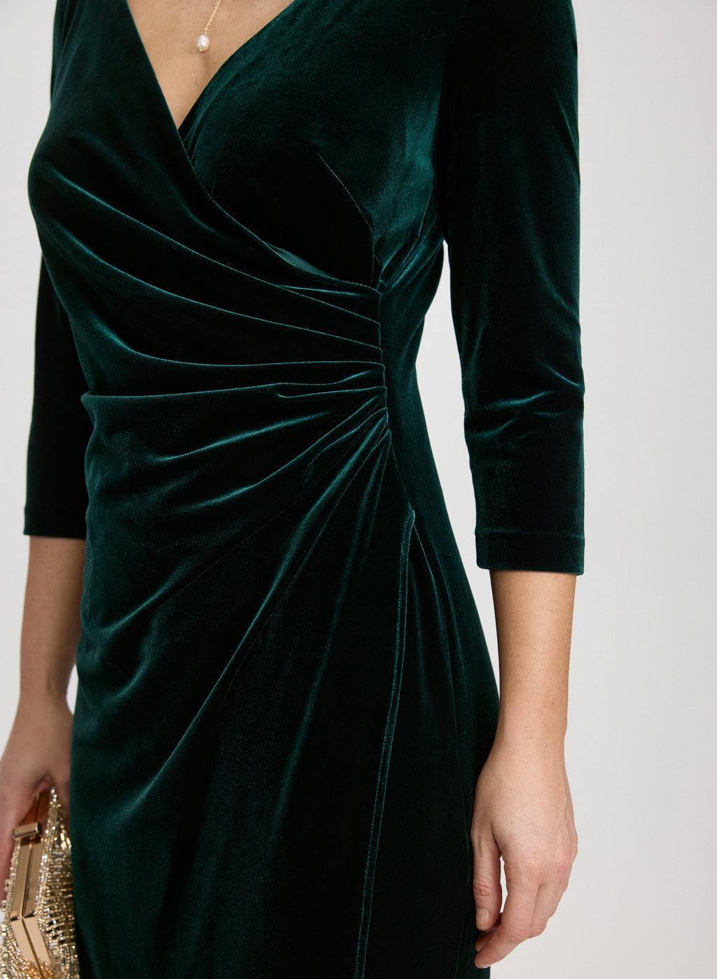 Velvet Overlay Dress
