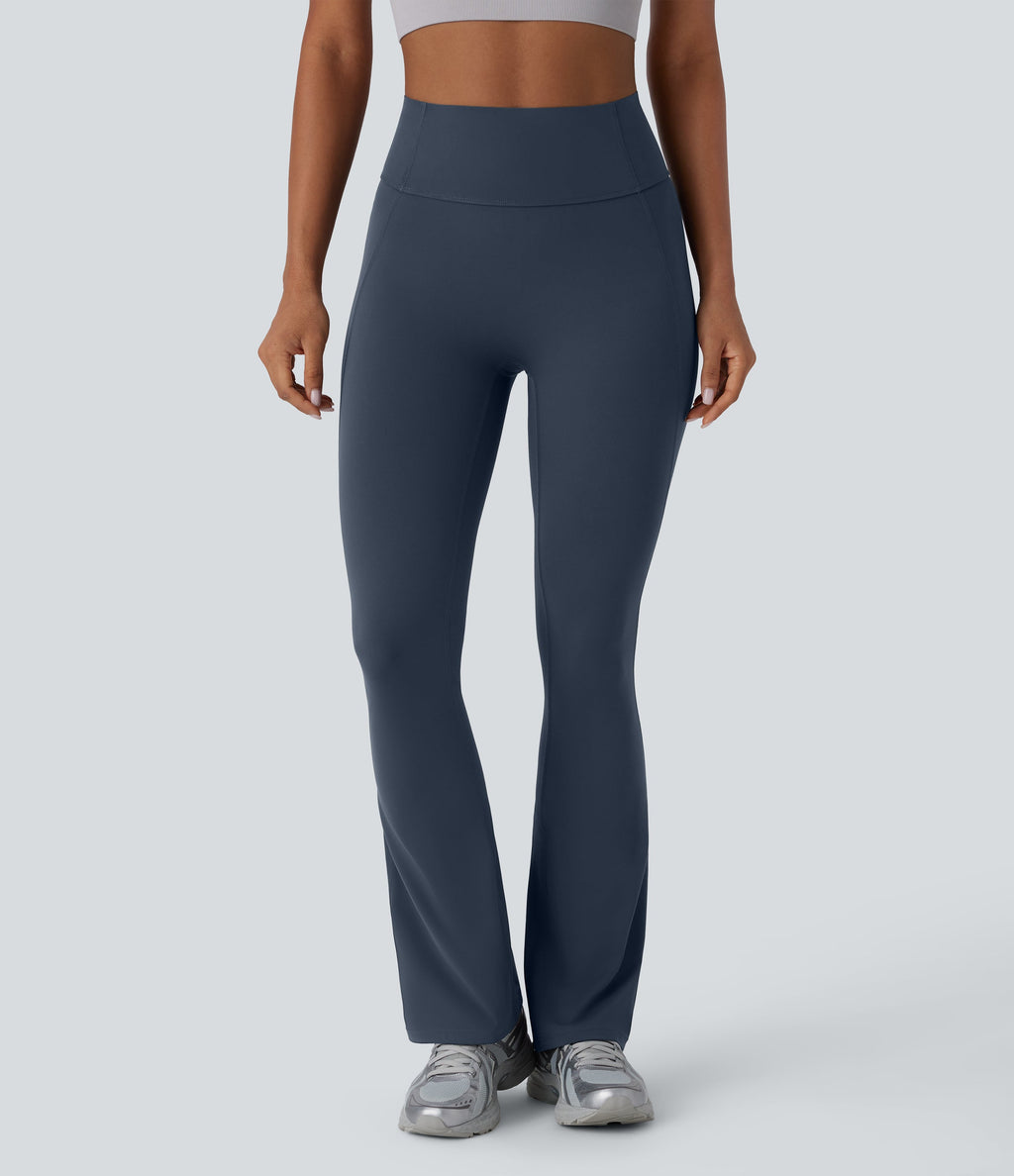 UltraSculptTM SoCinched High Waisted Tummy Control Yoga Bootcut Leggings with Pockets