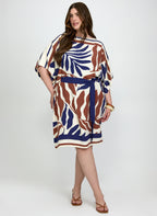 Palm Print Dress