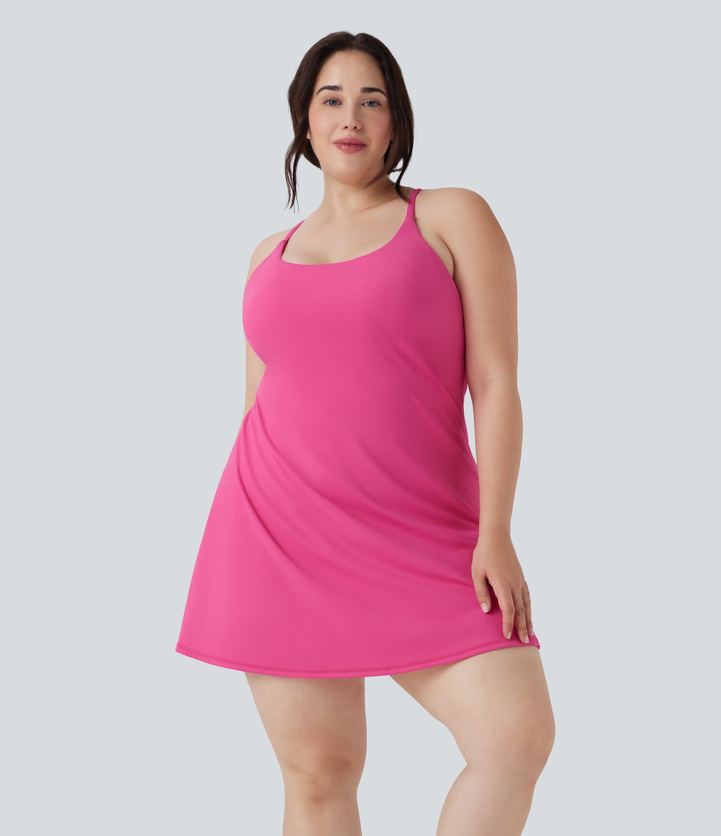 SoftlyZeroTM Plush Active Plus Size Dress-Longer Length-Easy Peezy Edition