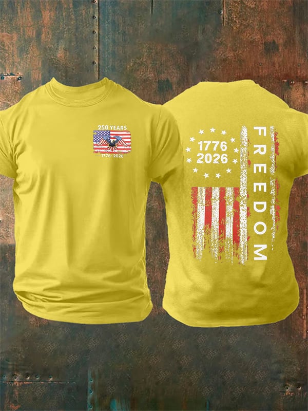 Men's  Freedom  Print T-Shirt