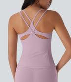 UltraSculptTM Cool Quick Dry Molded Cups Yoga Cami Top-UPF50+