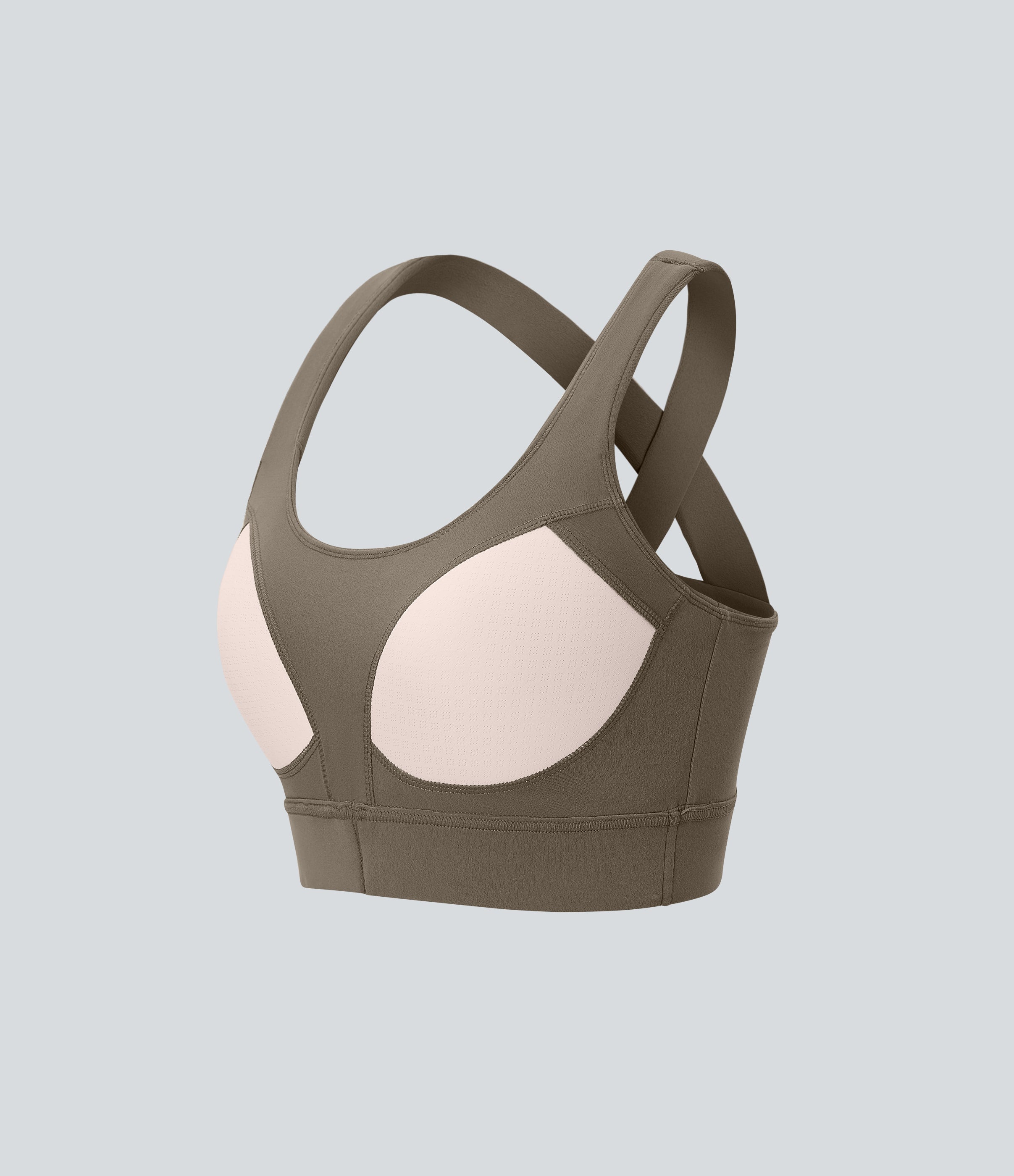 Medium Support Push Up Running Sports Bra