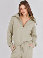 2024 Fall Trendy Outfits Oversized Two Piece Sweatsuit