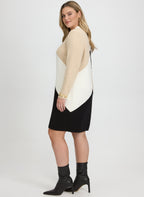 Colour Block Sweater Dress