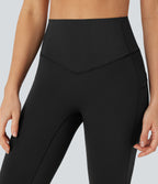 UltraSculptTM Cool Quick Dry SoCinched High Waisted Tummy Control Ventilation Perforated Yoga Leggings with Pockets-UPF50+
