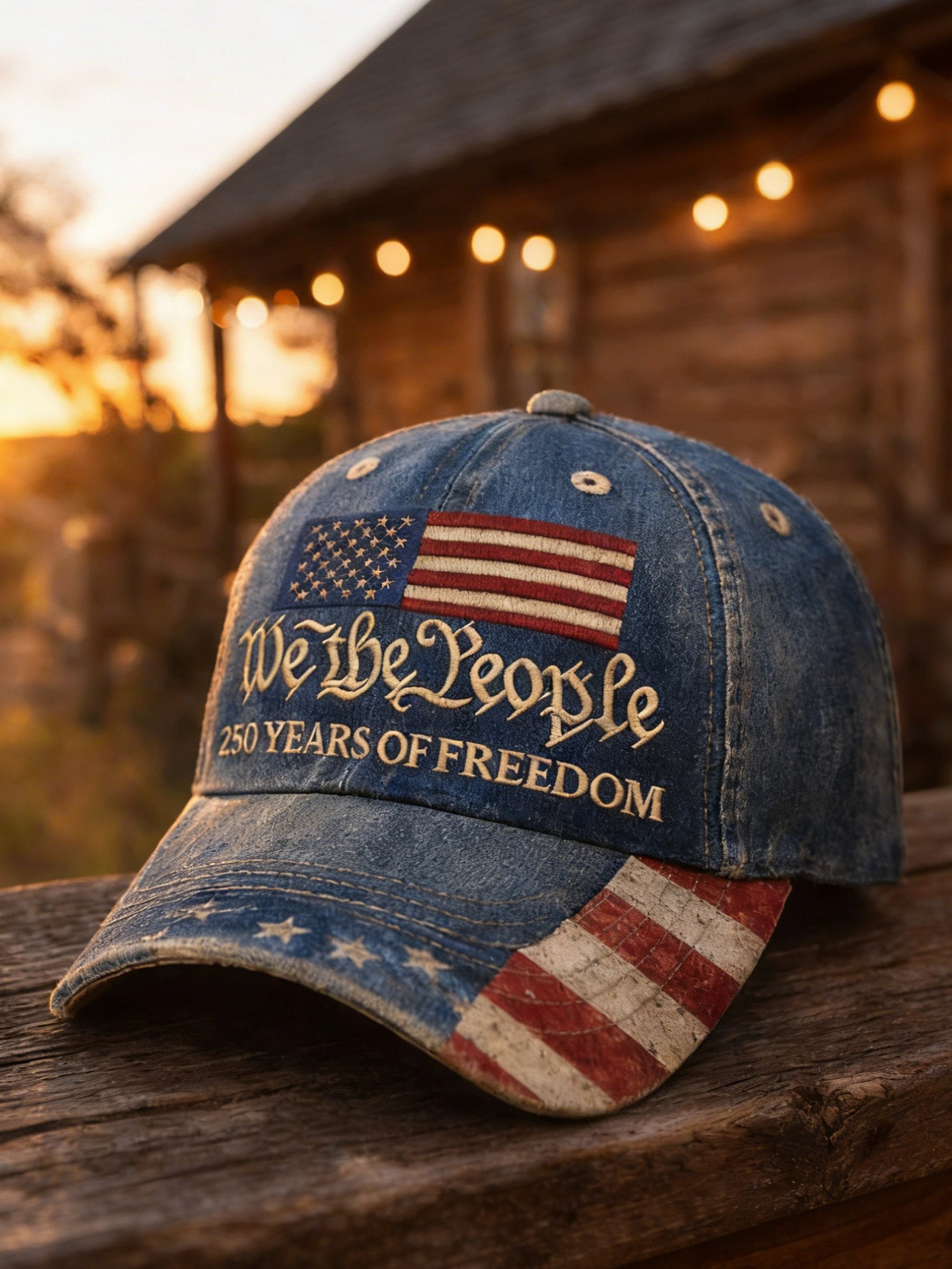USA 250 Anniversary Printed Baseball Cap