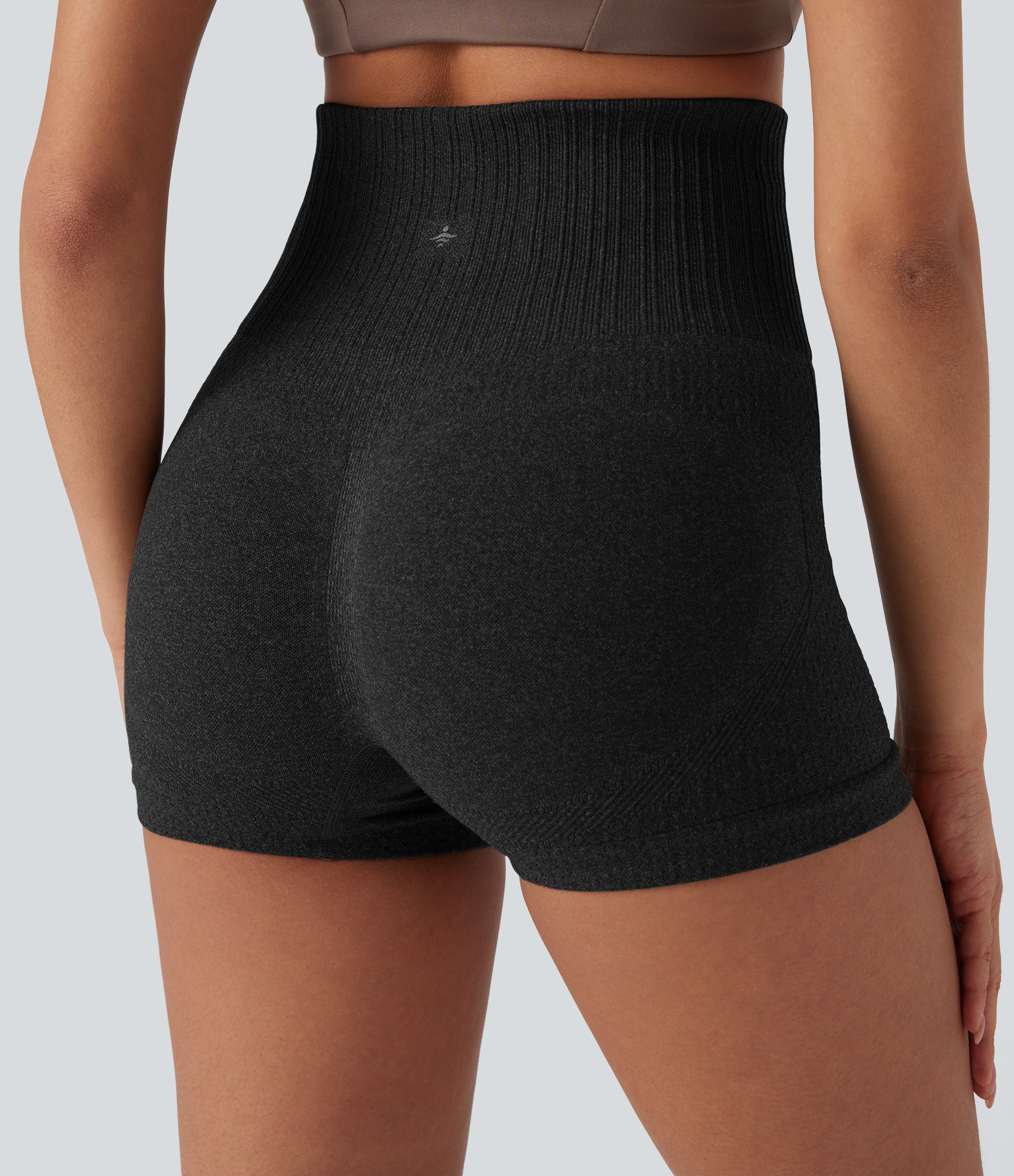 Seamless Flow Super High Waisted Yoga Biker Shorts 3''