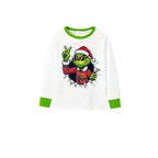 Holiday Family Christmas Pajamas Set With Funny Christmas Pattern Print