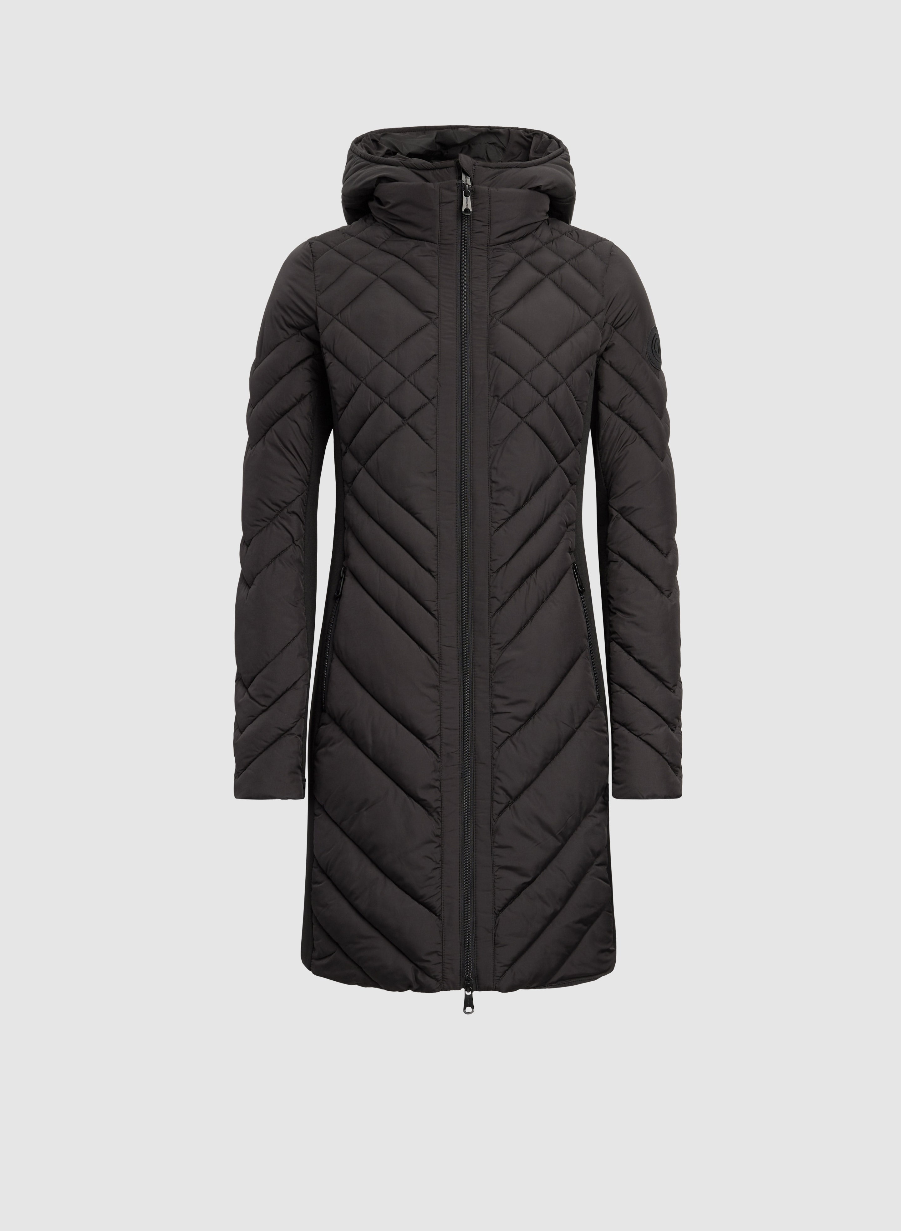 Bernardo - Quilted Scuba Detail Coat
