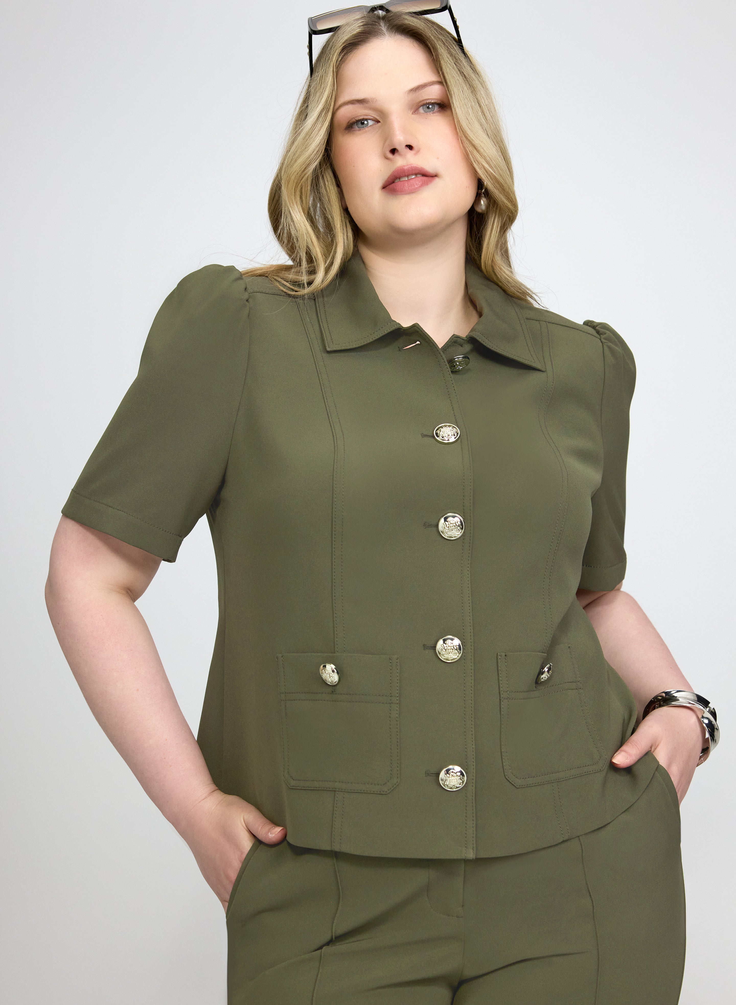 Twill Short Sleeve Jacket