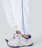 Low Rise 2-in-1 Color Block Quick Dry Dance Joggers with Pockets