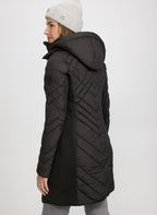 Bernardo - Quilted Scuba Detail Coat
