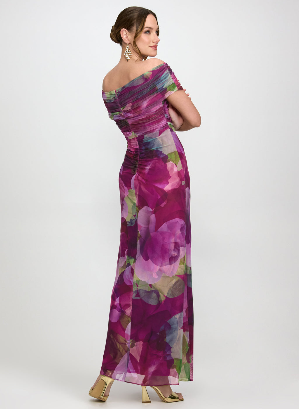 Floral Off-Shoulder Dress