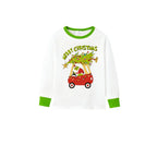 Holiday Family Christmas Pajamas Set With Playful Xmas Character Cartoon Design