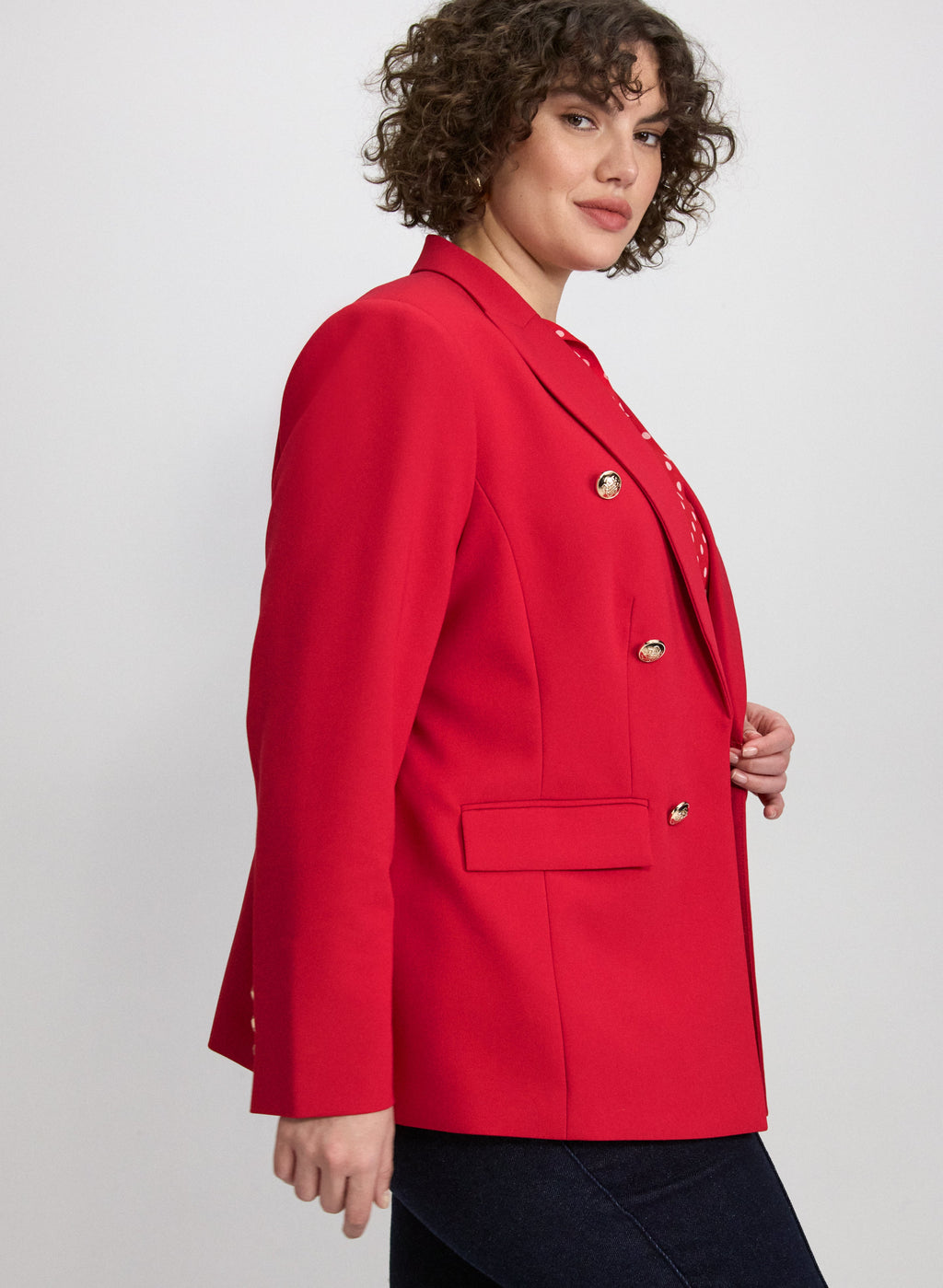 Peaked Lapel Jacket