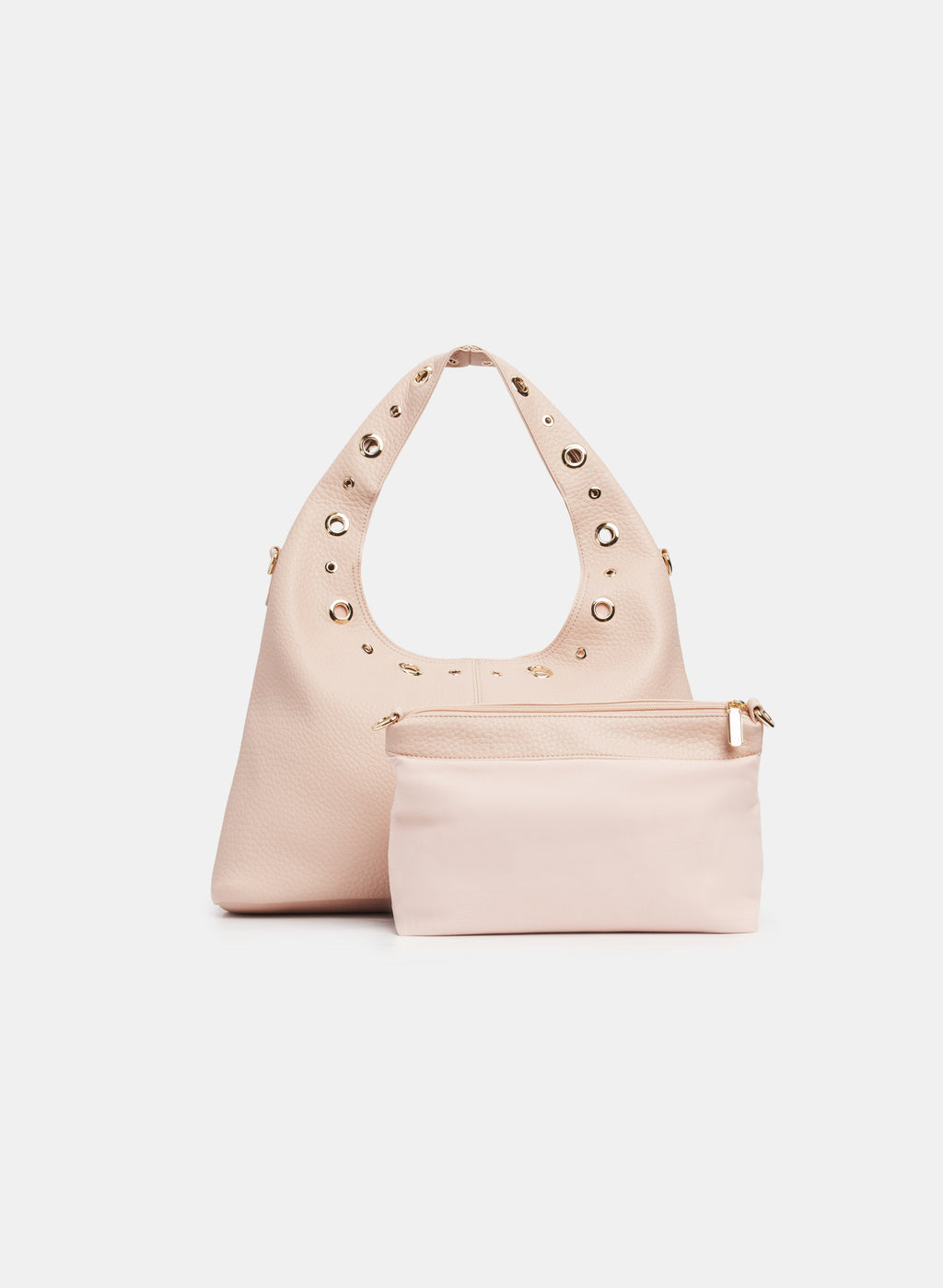 Grommet Embellished Bag