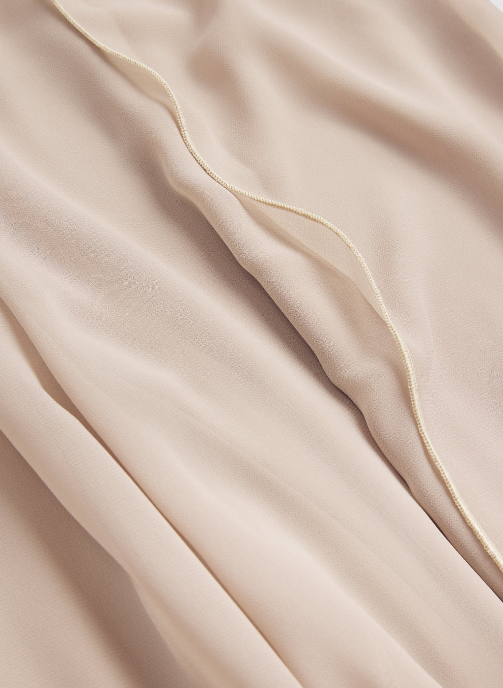 Chiffon Overlay Pants