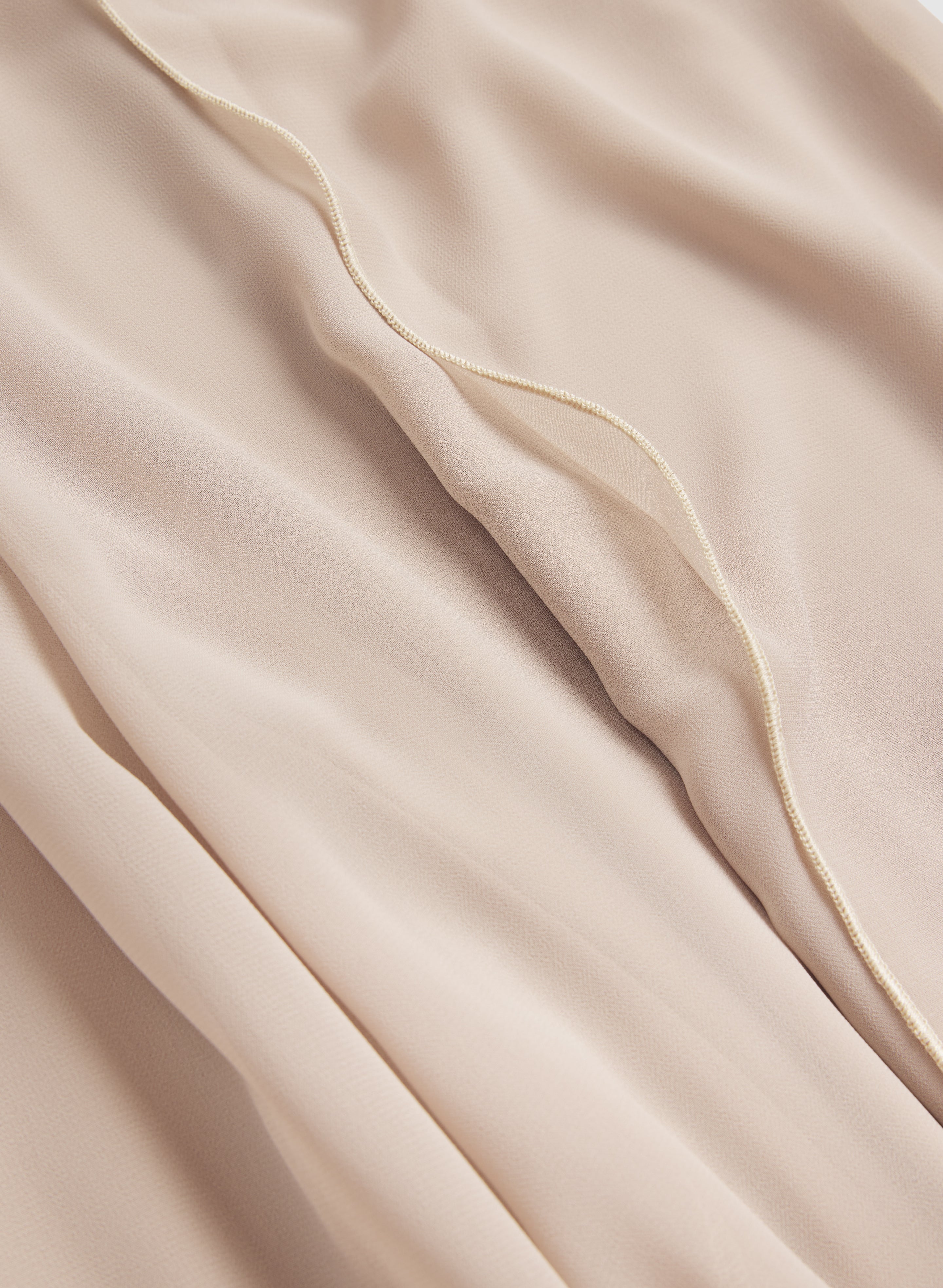 Chiffon Overlay Pants