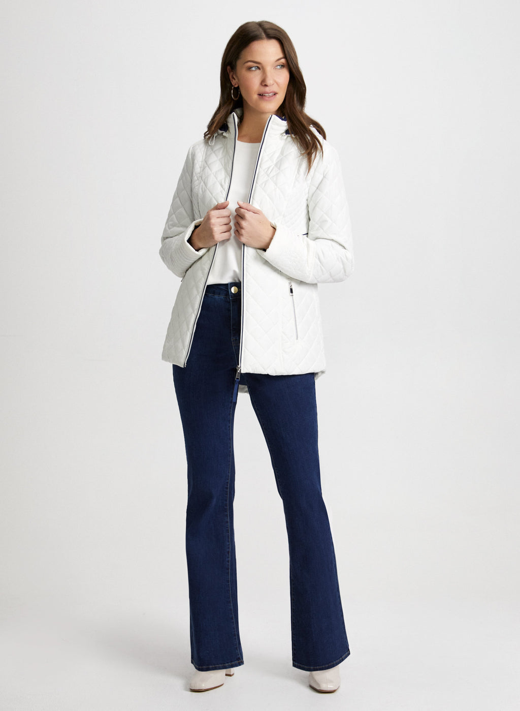 Diamond Quilted Coat
