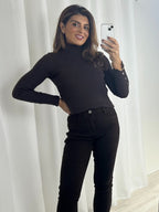Brown Denim Mom Jeans