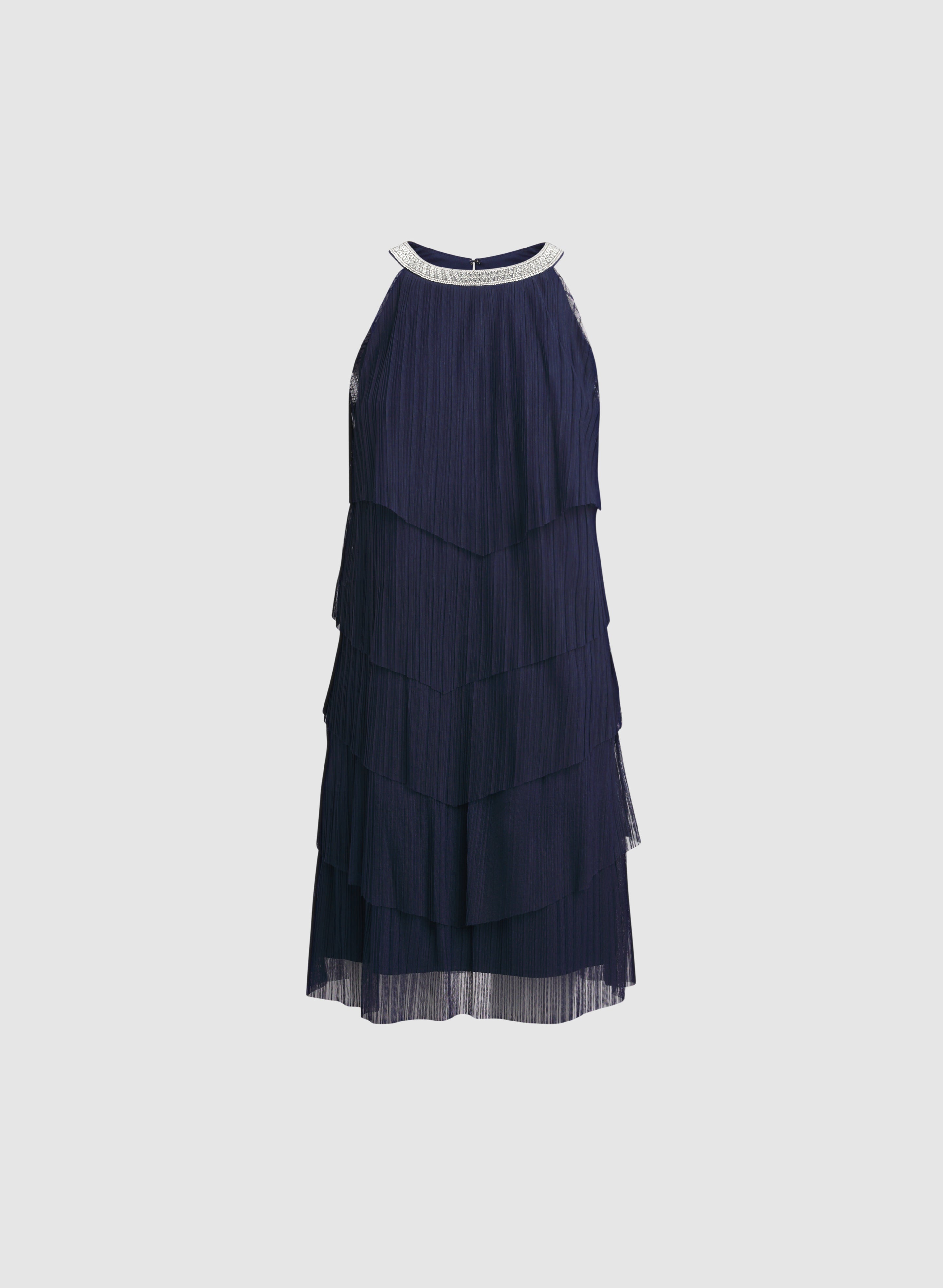 Tiered Mesh Dress