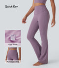 UltraSculptTM Cool Quick Dry SoCinched High Waisted Tummy Control Yoga Bootcut Leggings-UPF 50+ with Pockets