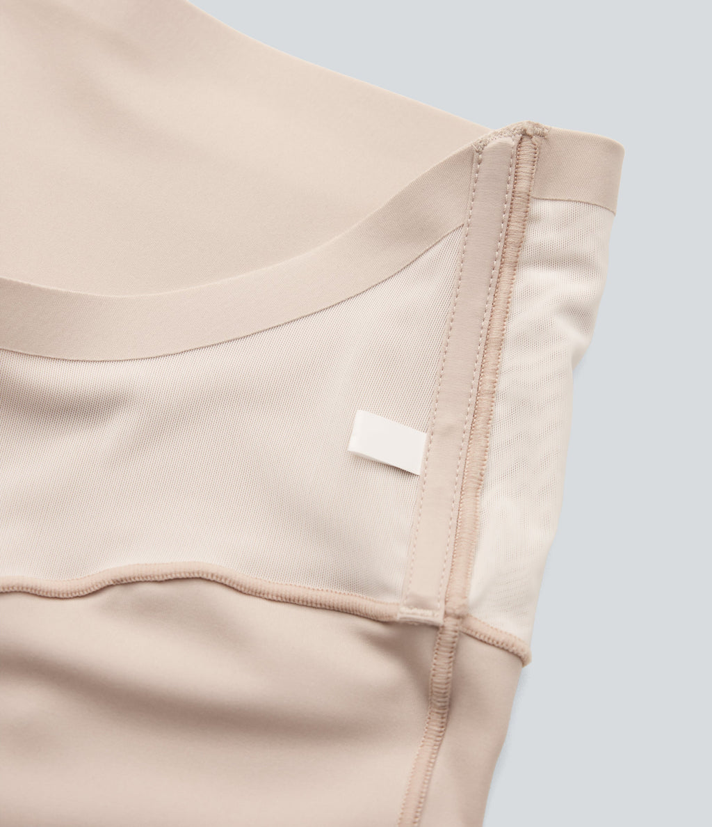 High Stretch Tummy Control Low Back Shapewear Lounge Boy Shorts