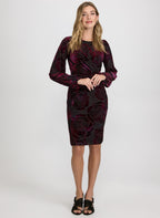Rose Velvet Dress