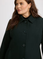 Wool-Blend Coat