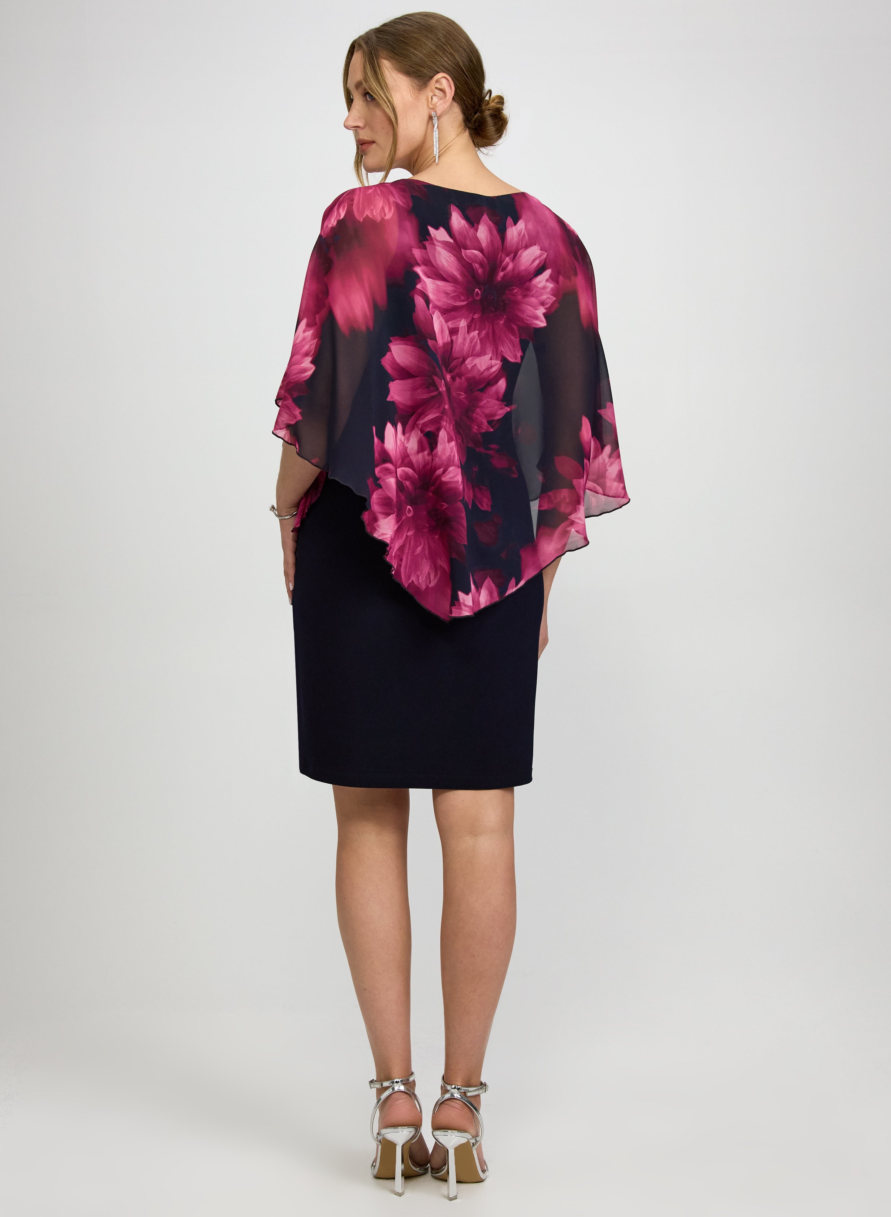Floral Overlay Dress
