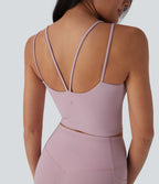 UltraSculptTM Cool Quick Dry Cropped Yoga Tank Top-UPF50+