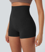Seamless Flow Super High Waisted Yoga Biker Shorts 3''
